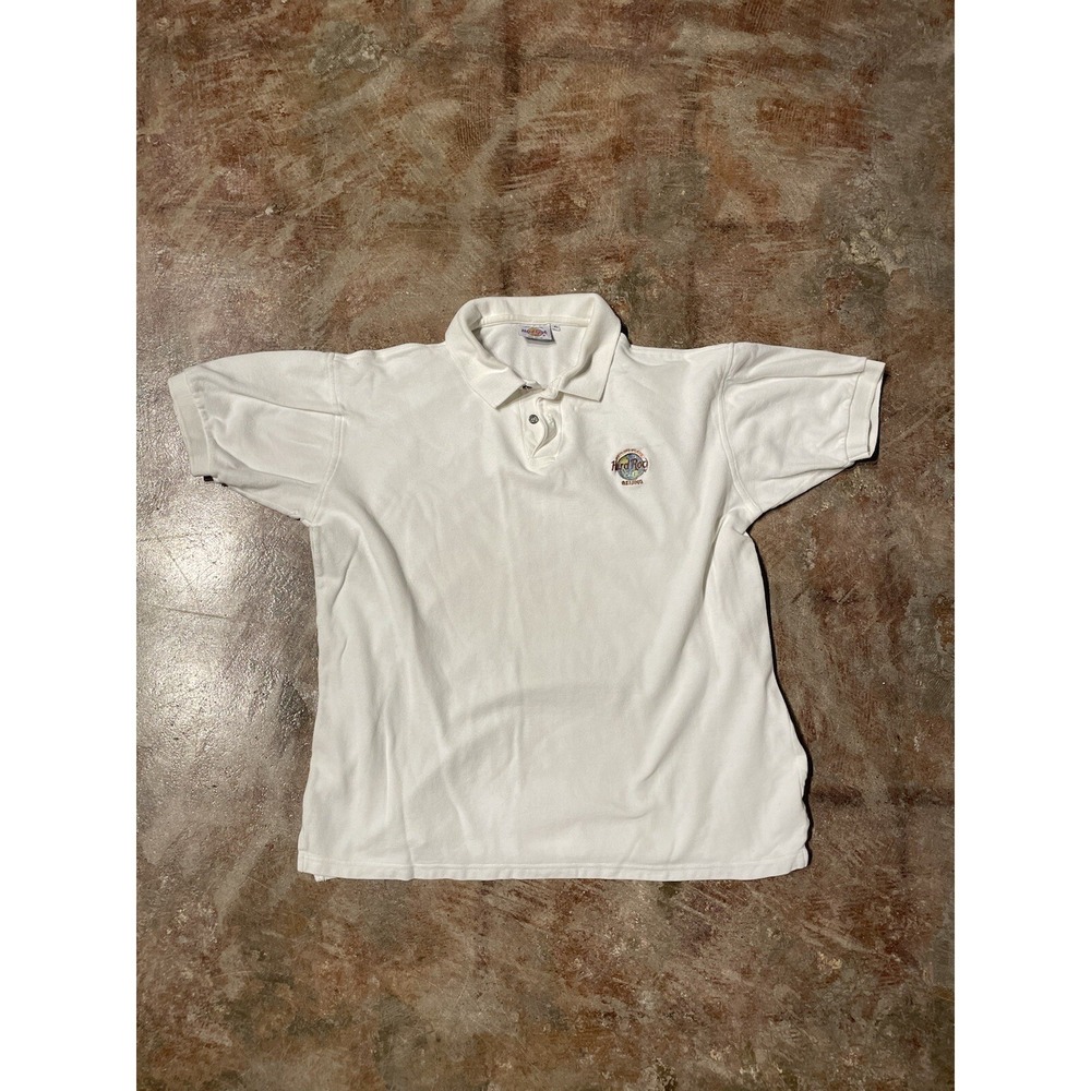 Vintage Hard Rock Cafe Beijing Polo Shirt 80s Sz XL *